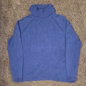 JEANNE PIERRE Periwinkle Turtleneck Sweater for Women
